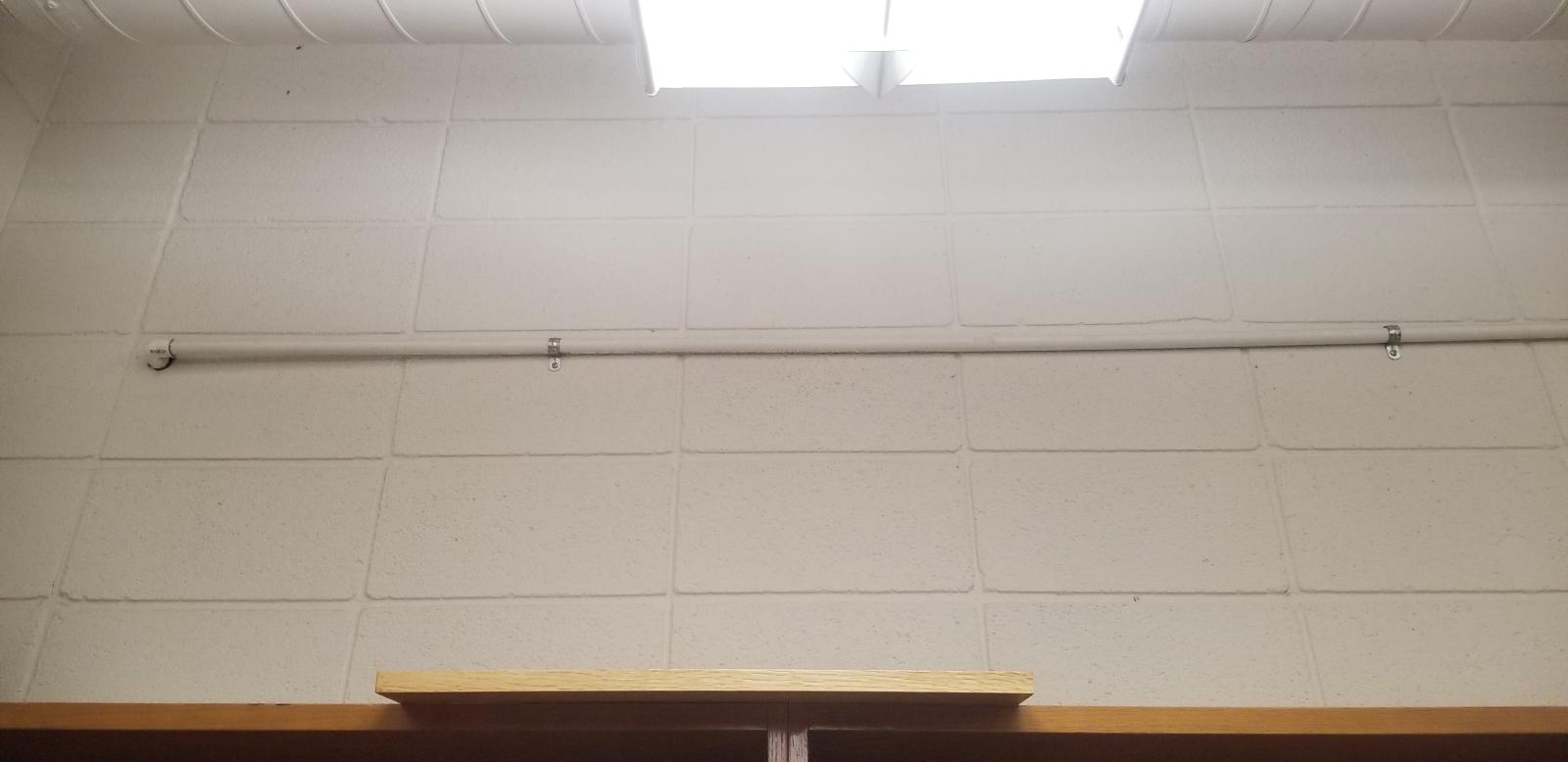 Running DI waterlines through and along walls in the 3rd floor of Hand Lab