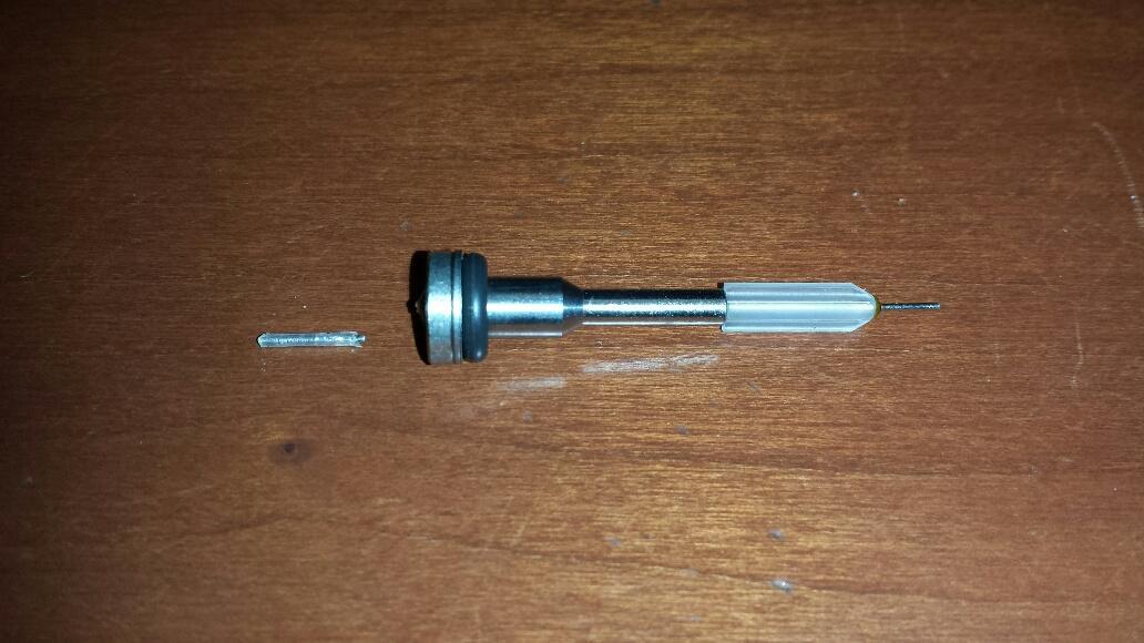 Someone broke the inlet port on the AAS. Awfully pricey piece.