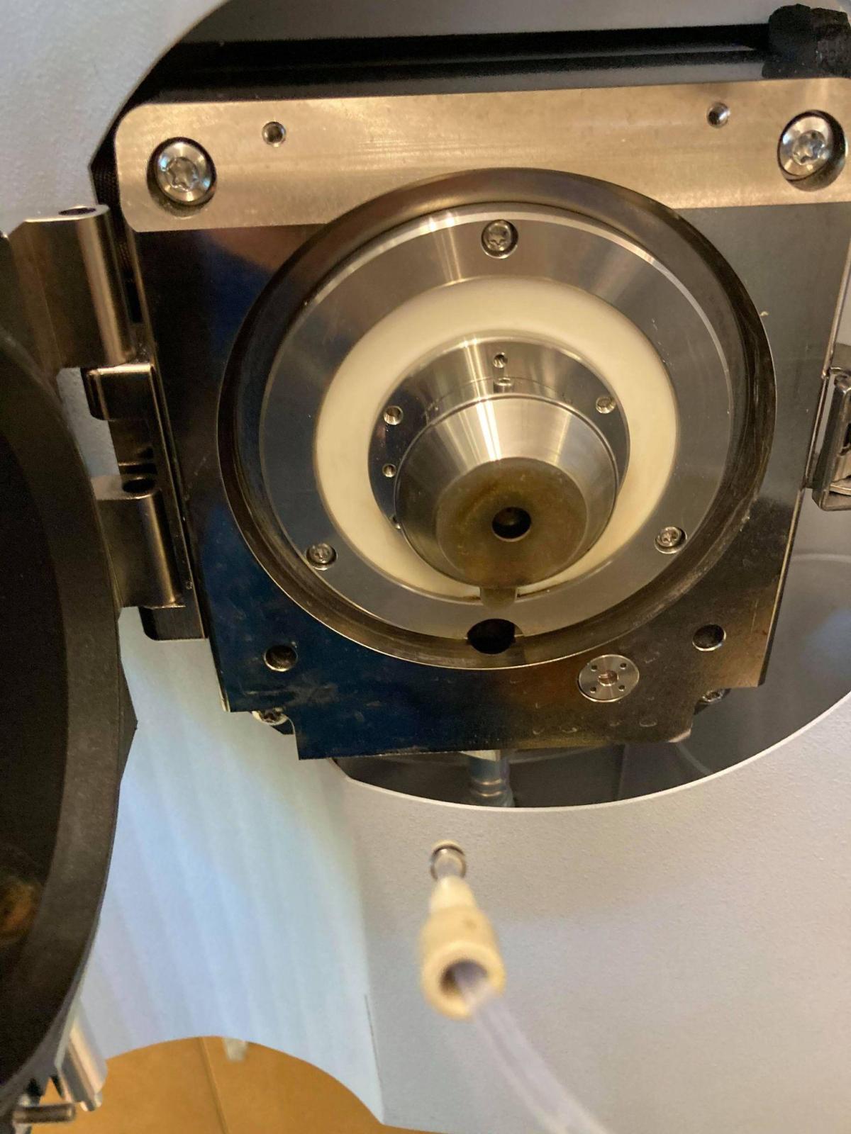 When the spray chamber is cruddy on the HRMS