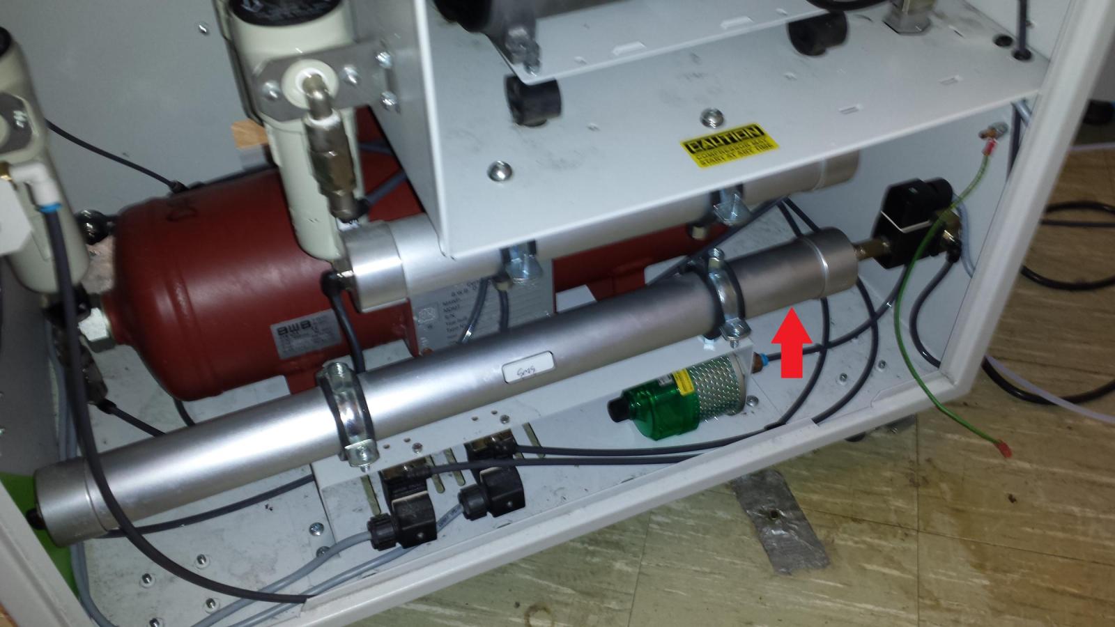 Had to replace membrane inside nitrogen generator.