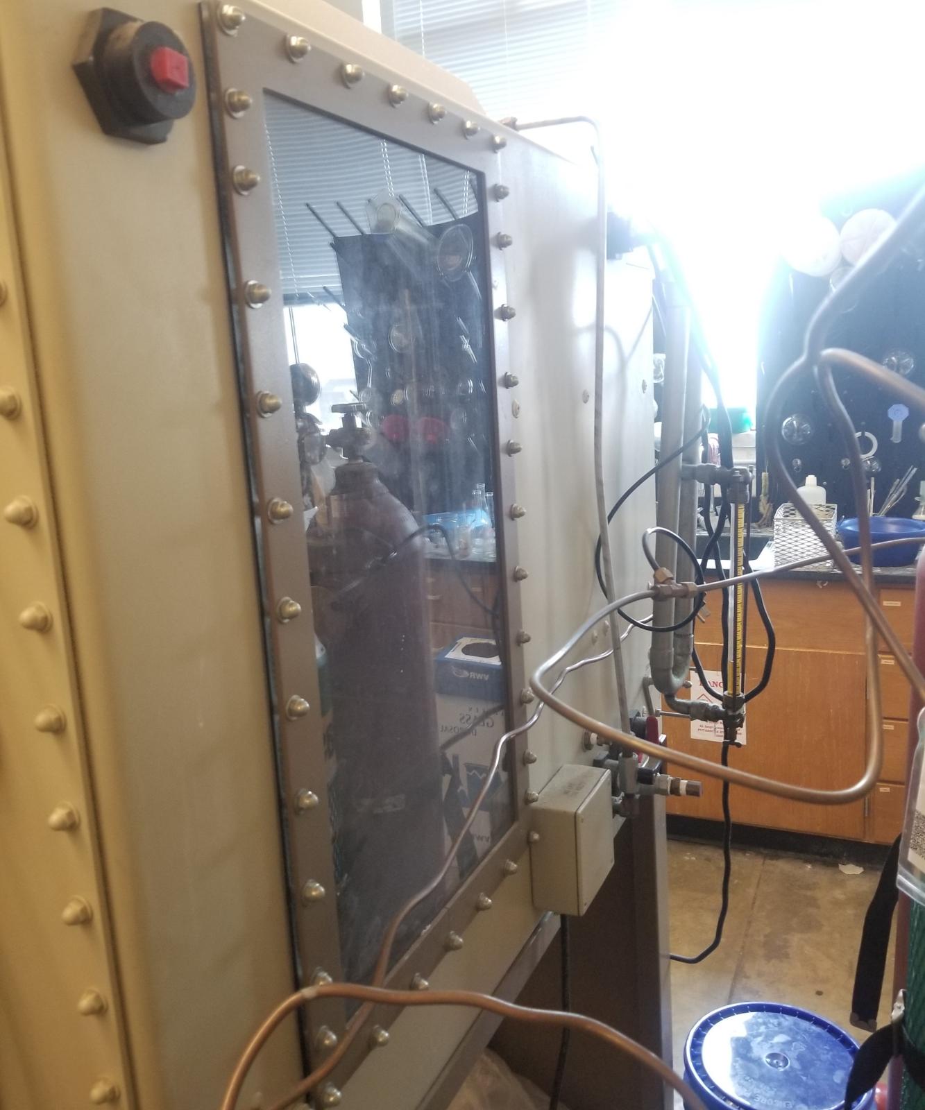 Made a plexiglass patch for a glovebox (Hand Lab 3312)