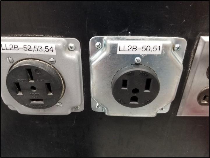 220V outlet changed in Hand Lab 2233