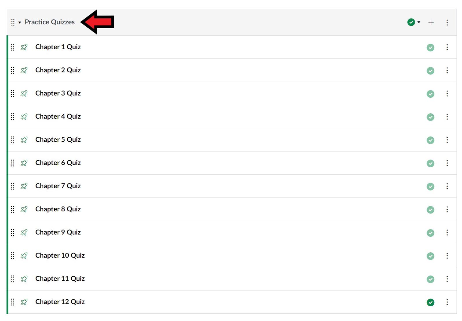 Practice quiz module