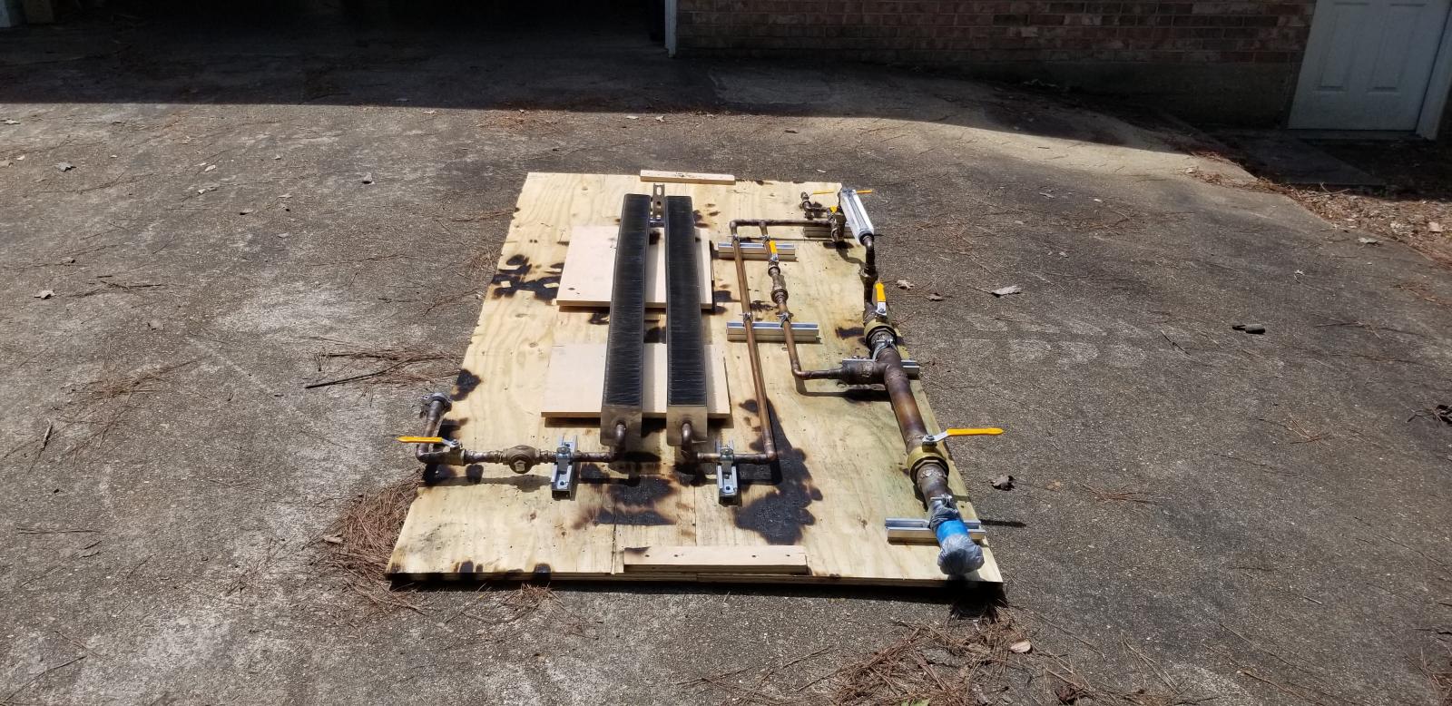 Template for helium manifolds