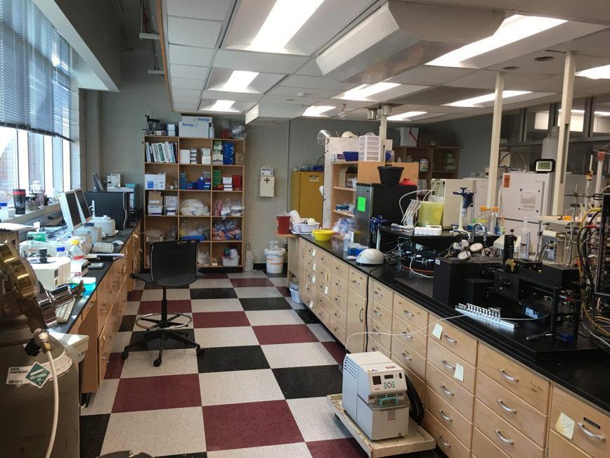 Our biochemistry lab space