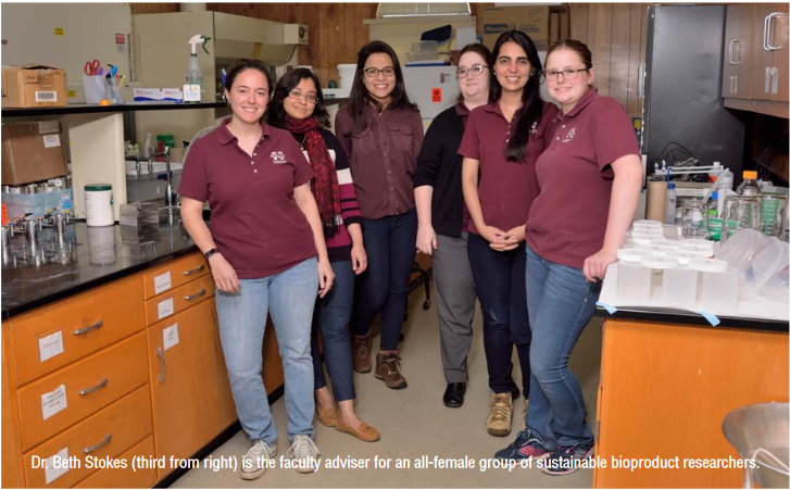 Dr. Stokes lab group in 2018