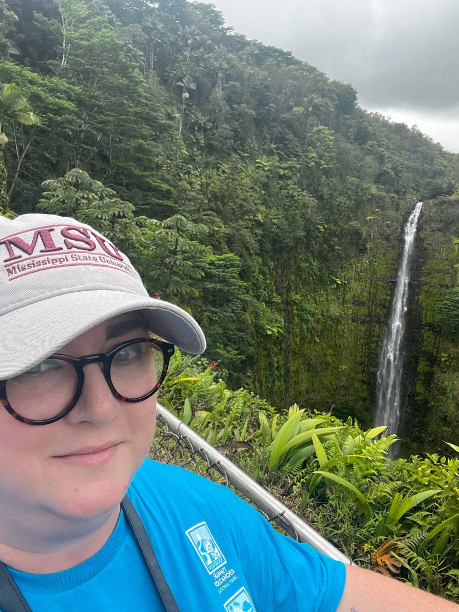 Dr. Stokes visiting Akaka falls in Hilo, Hawaii