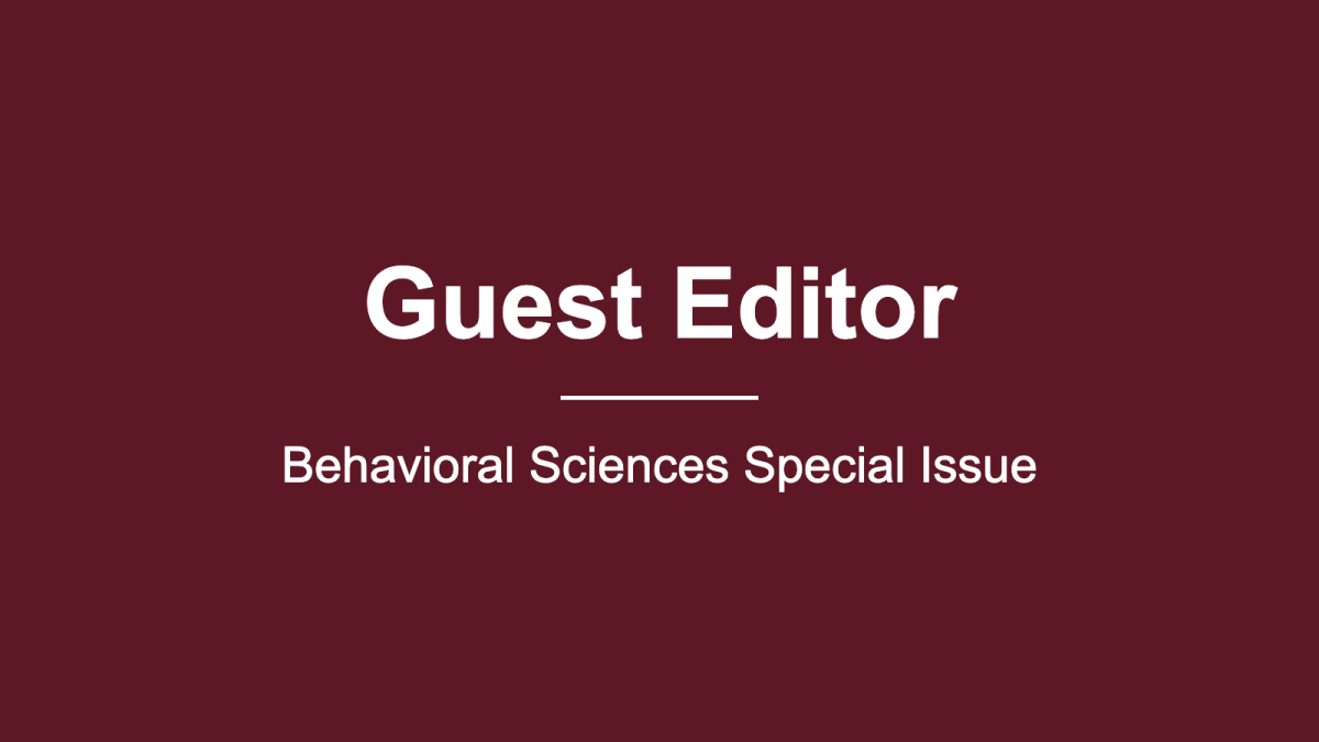 Guest Editor, Behavioral Sciences special issue on family caregiving and mental health